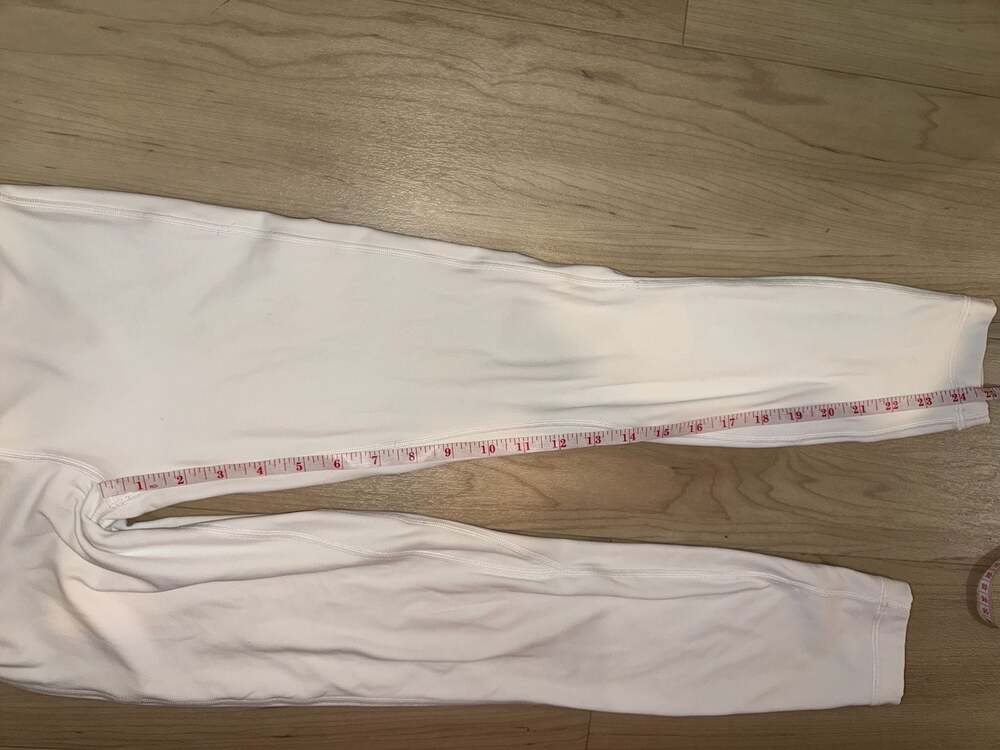 Lululemon Align High-Rise Pant 25" White Size 4 - Picture 7 of 8